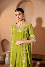 Sona Green Dori Kurta Set