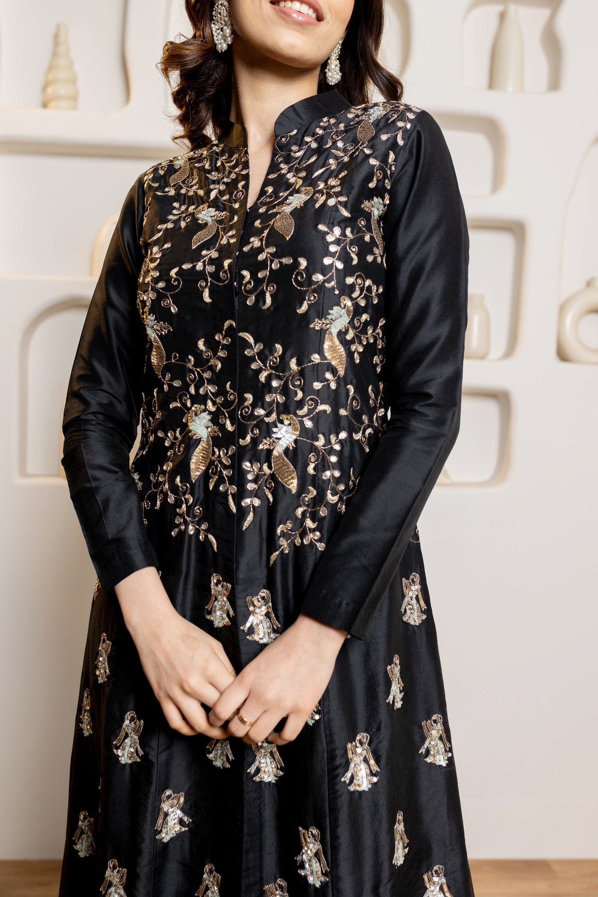 Noor Silk Achkan Pant Suit