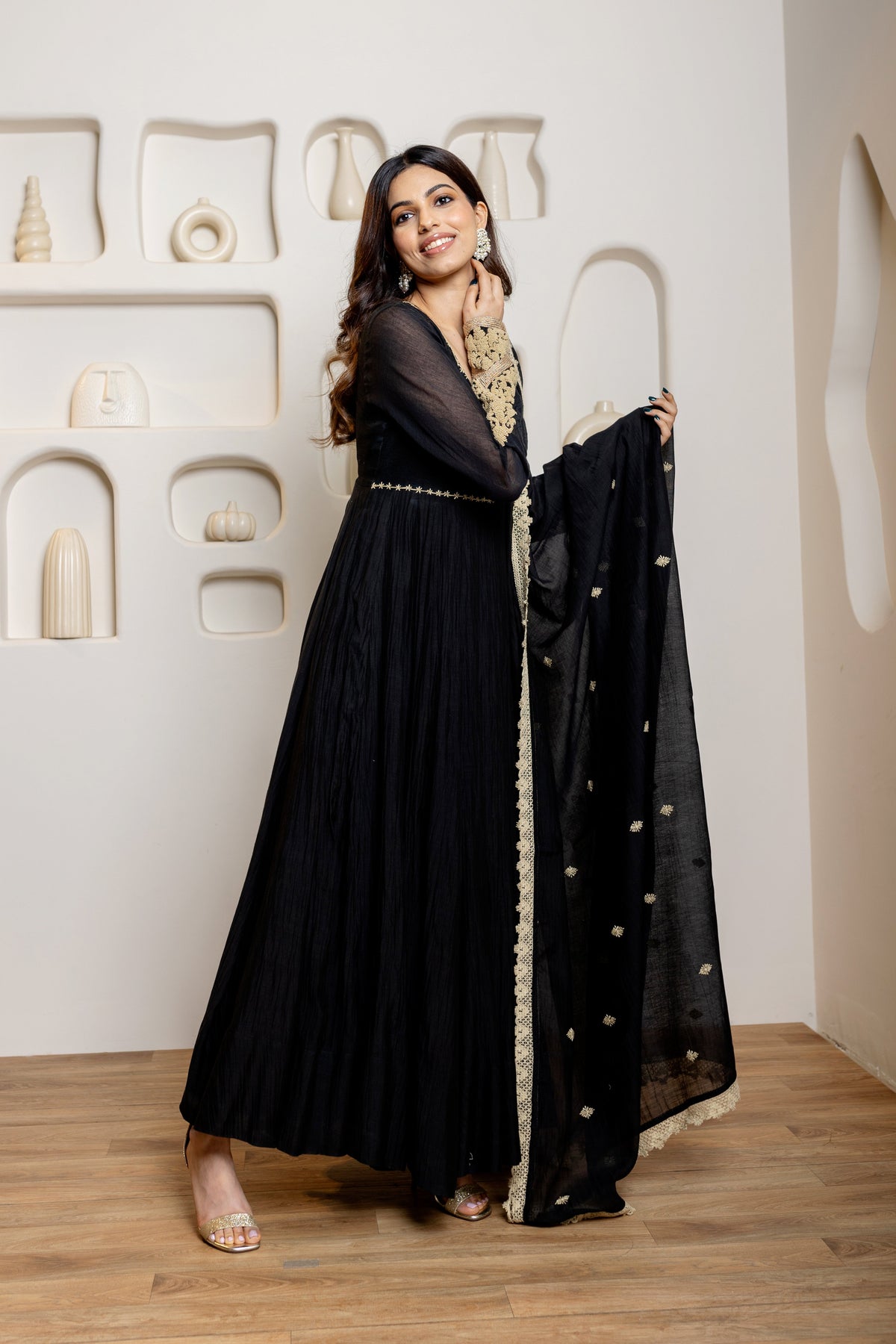 Noor Black Anarkali