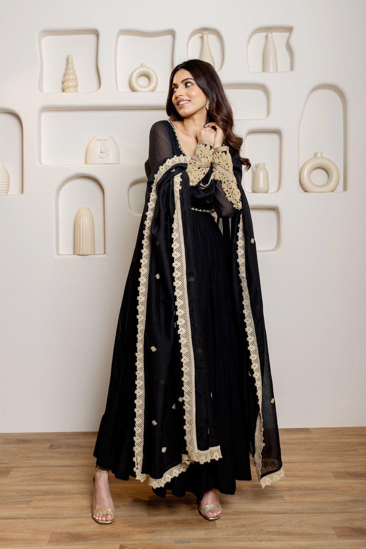 Noor Black Anarkali