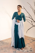 Noor Teal Anarkali