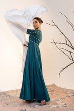 Noor Teal Anarkali
