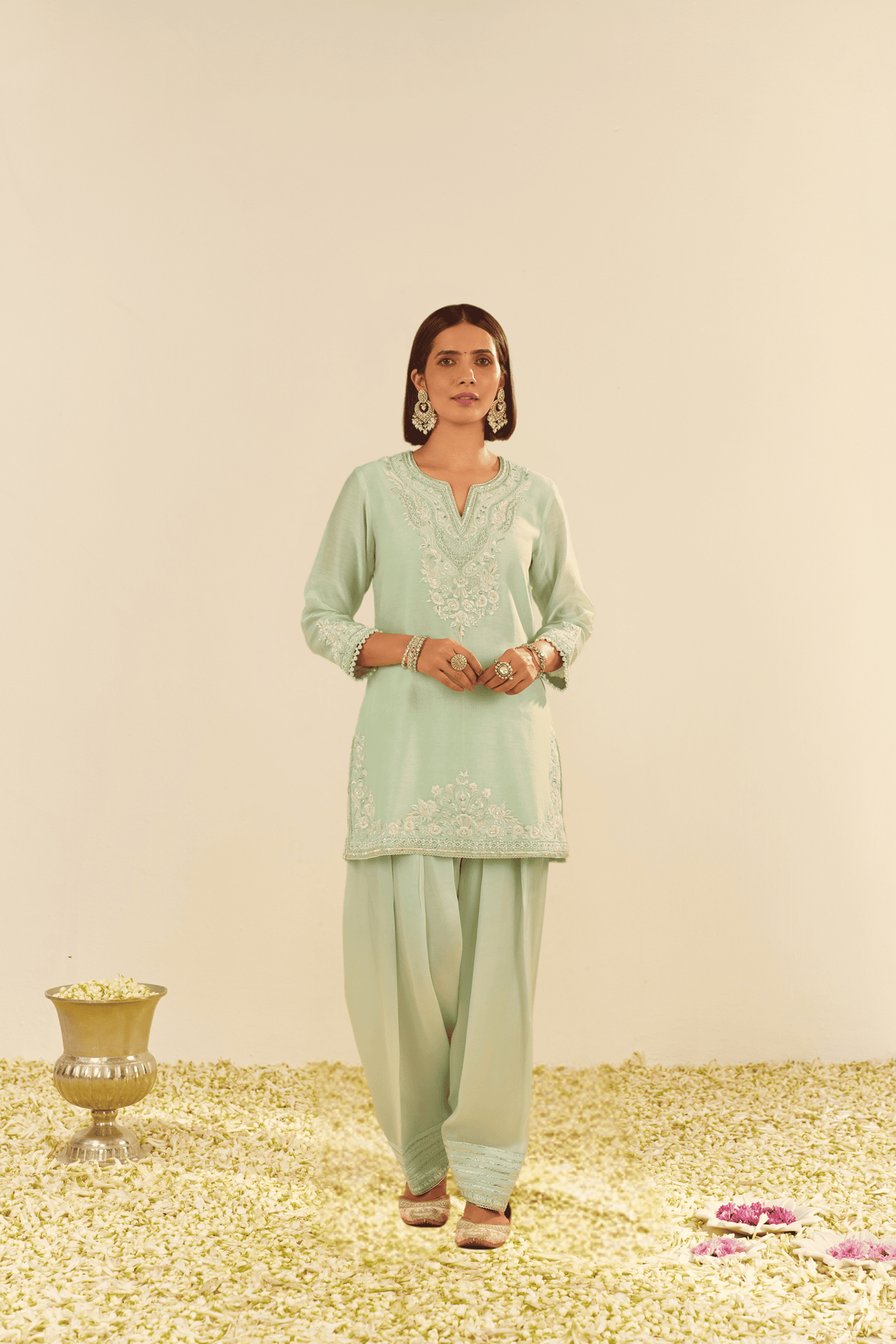 HANIYA - SHORT KURTA WITH SALWAR