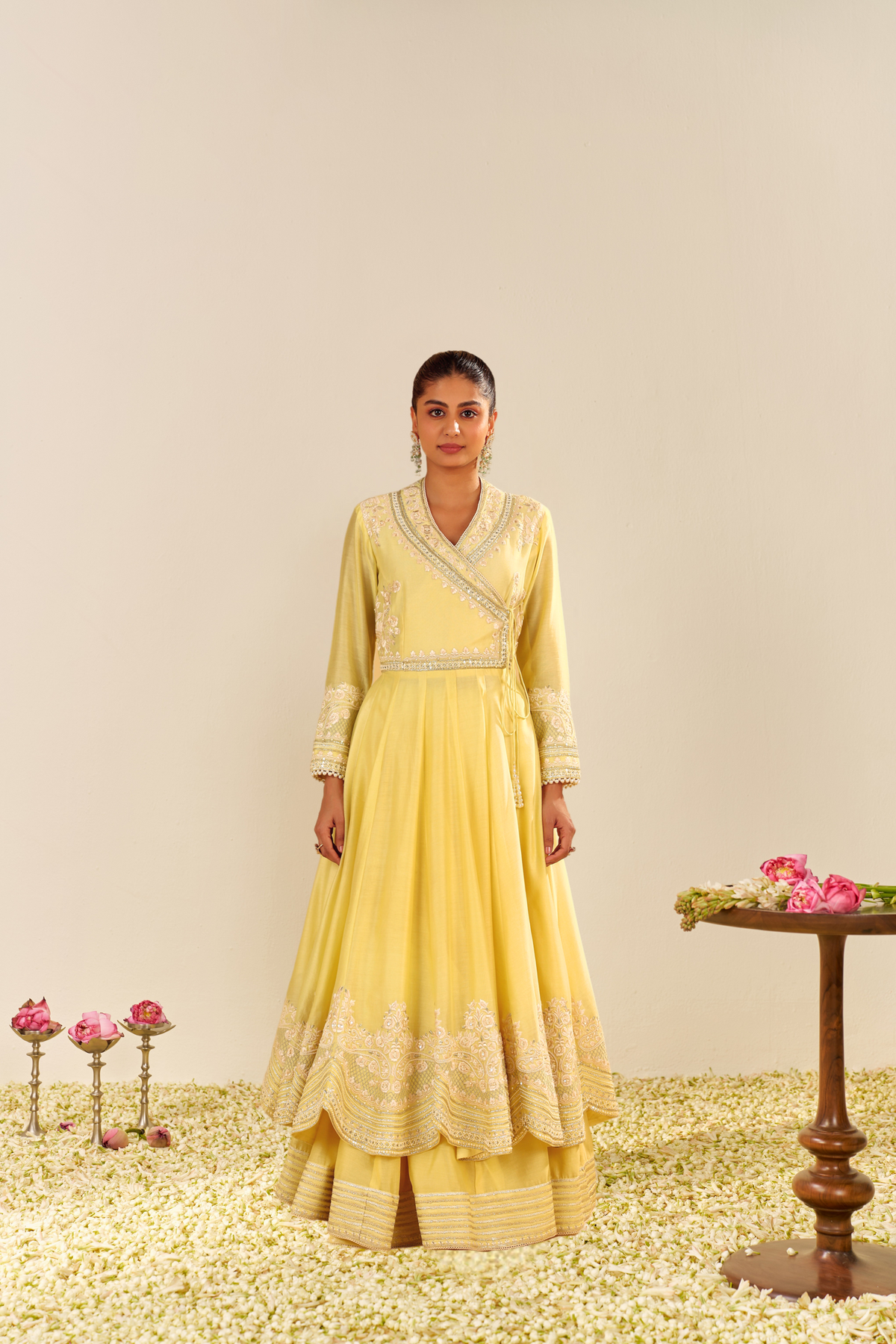 AMEENA - LONG ANARKALI WITH SKIRT