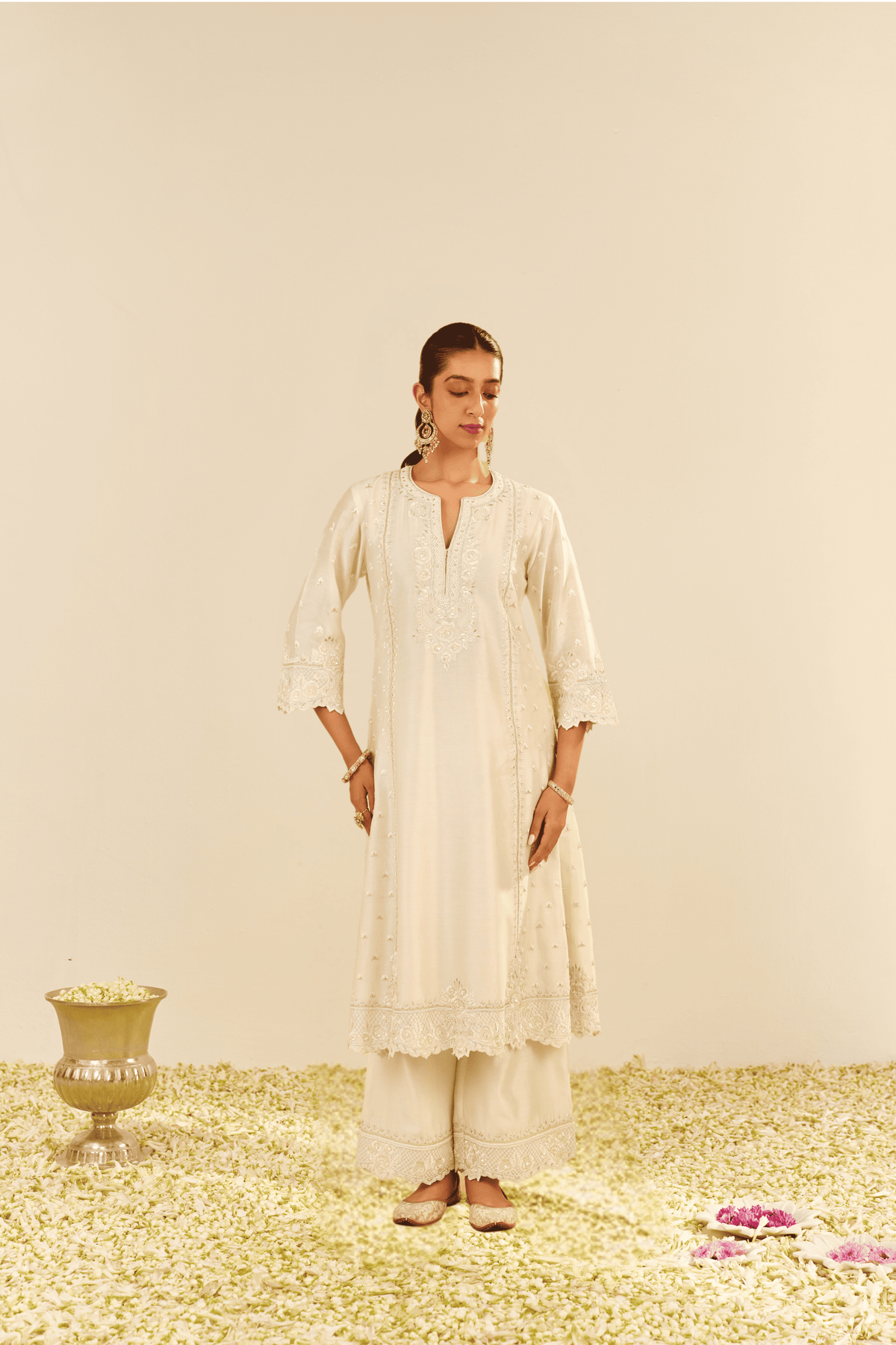 SUMAIYA - A-LINE KURTA WITH PALAZZO