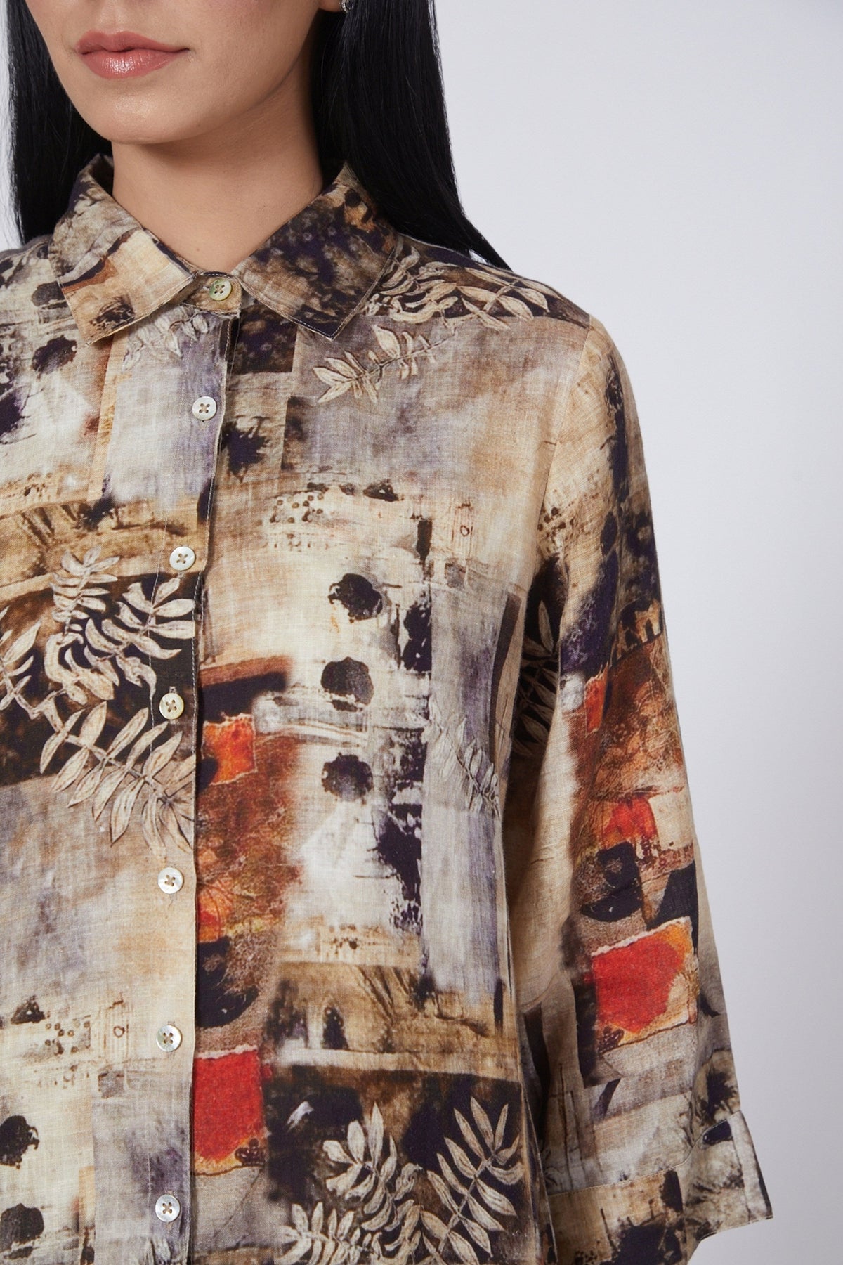 Digital Print Lounge Shirt +Pants