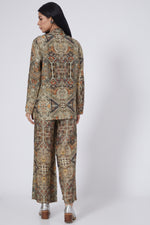 Digital Print Lounge Blazer +Pants