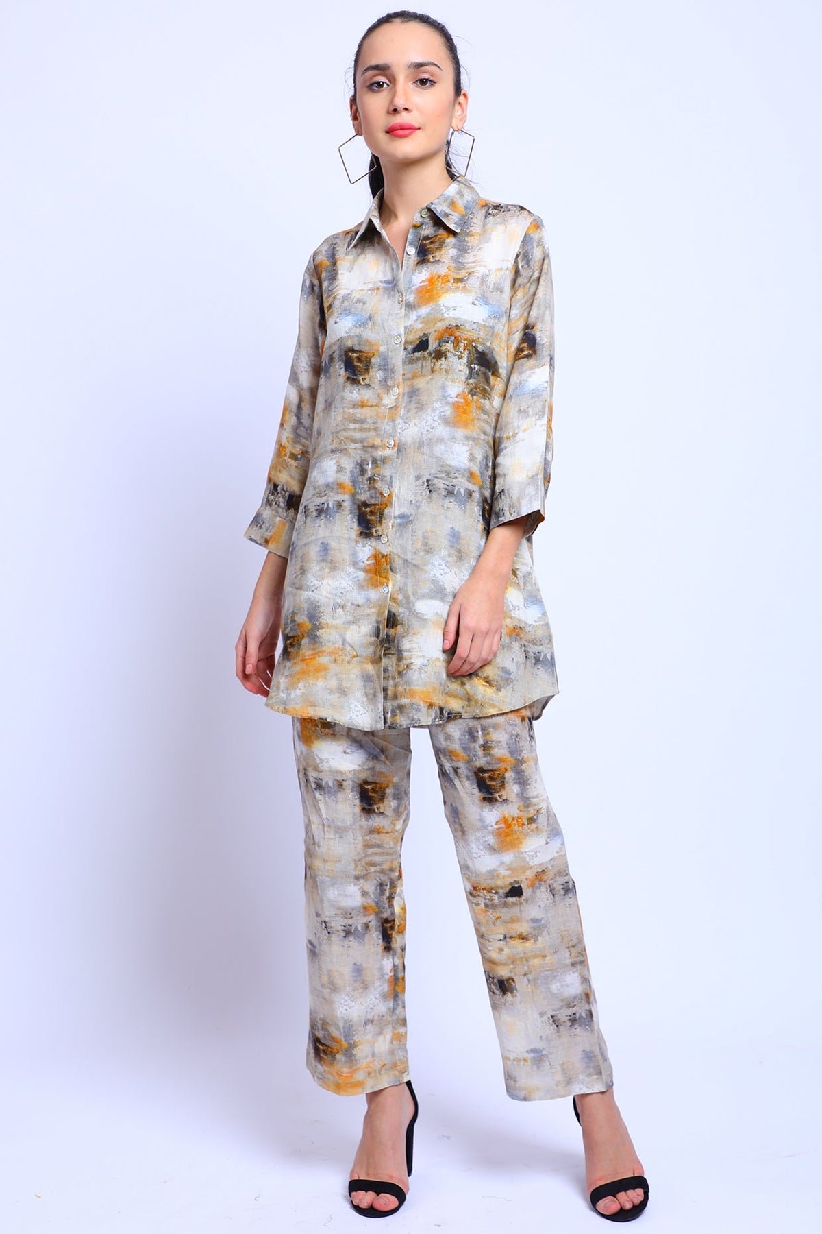 Milan Print Lounge Shirt