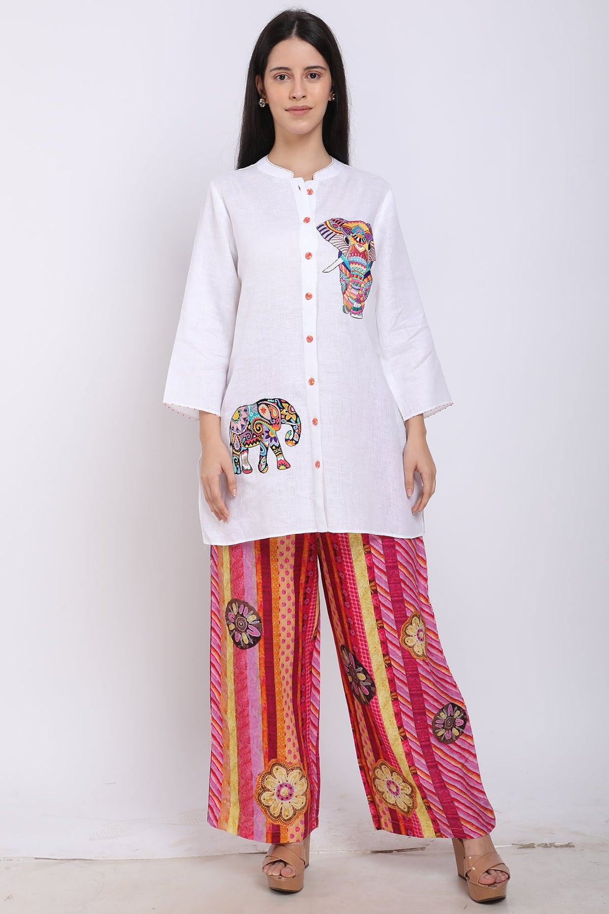 Ivory Pure Linen Shirt