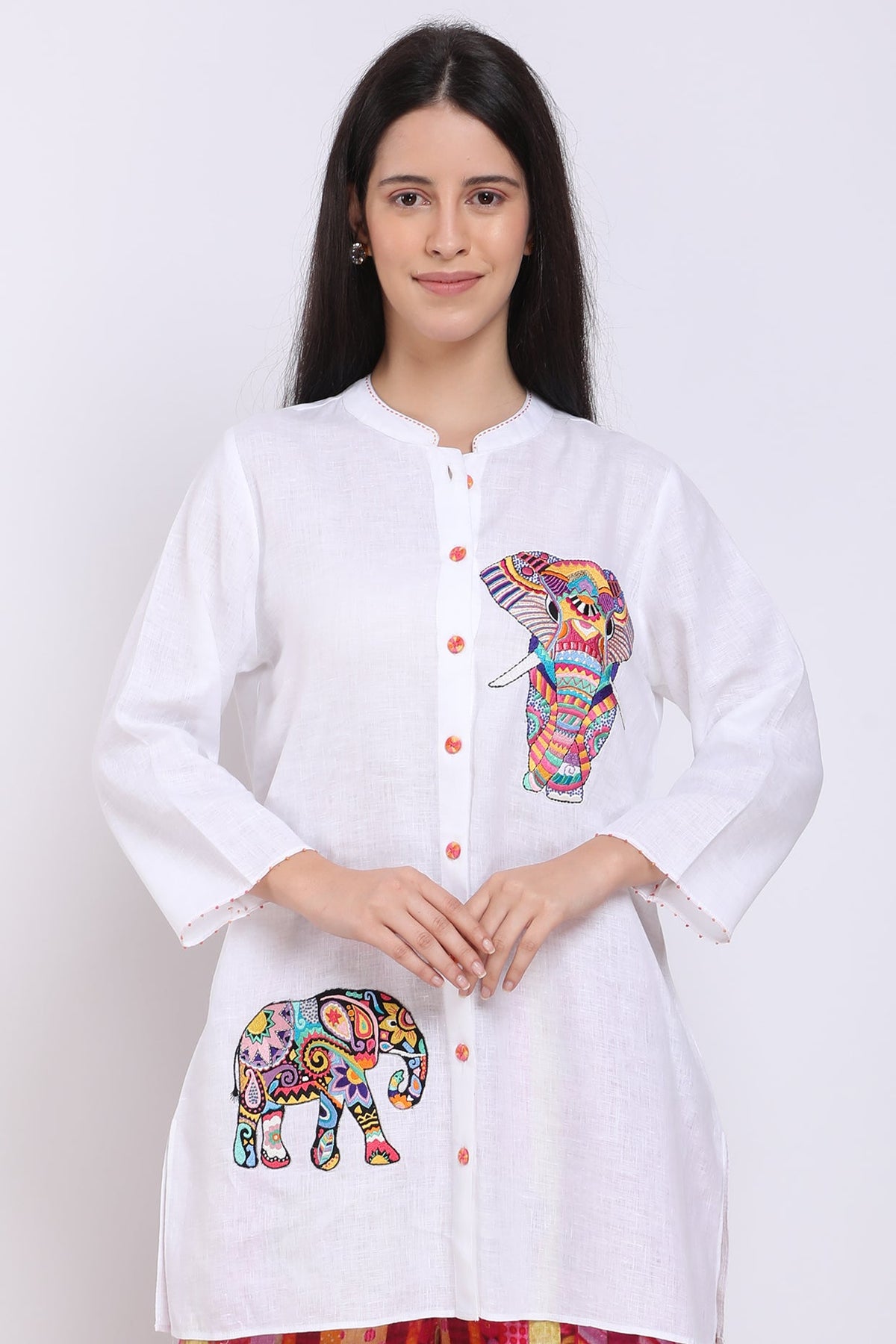 Ivory Pure Linen Shirt