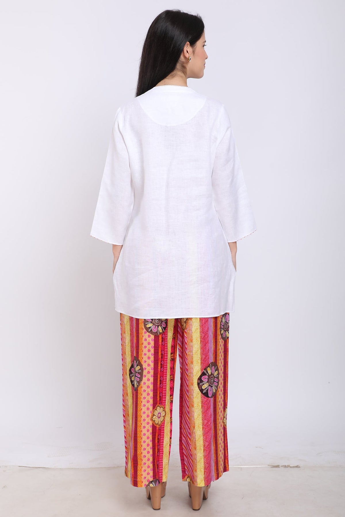 Ivory Pure Linen Shirt