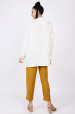 Ivory Tiger Print Lounge Shirt