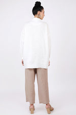 Ivory Zebra Print Lounge Shirt