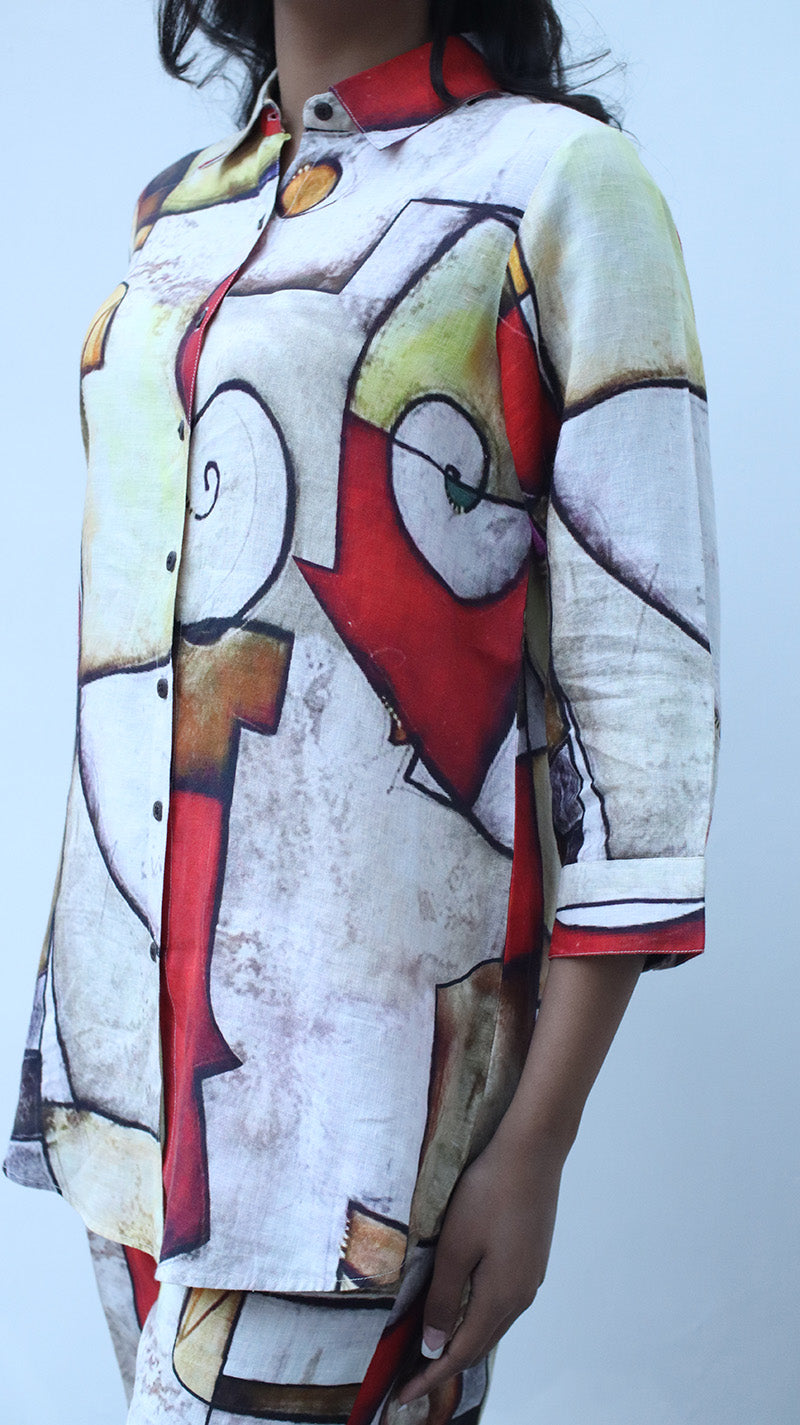 Espiral Print Lounge Shirt