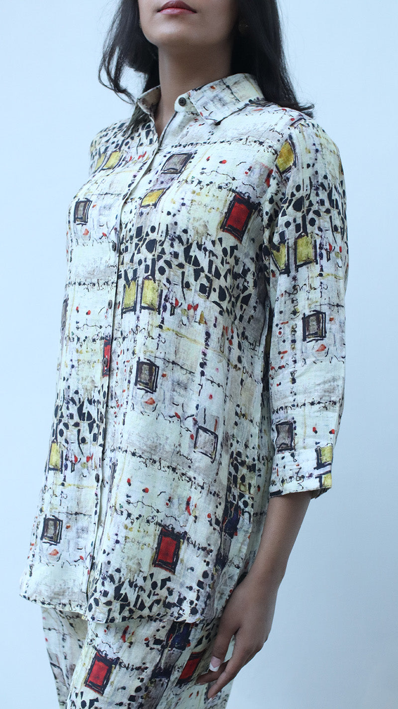 Digital Printed Lounge Shirt