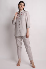 Beige Ladybird Embroidered Shirt