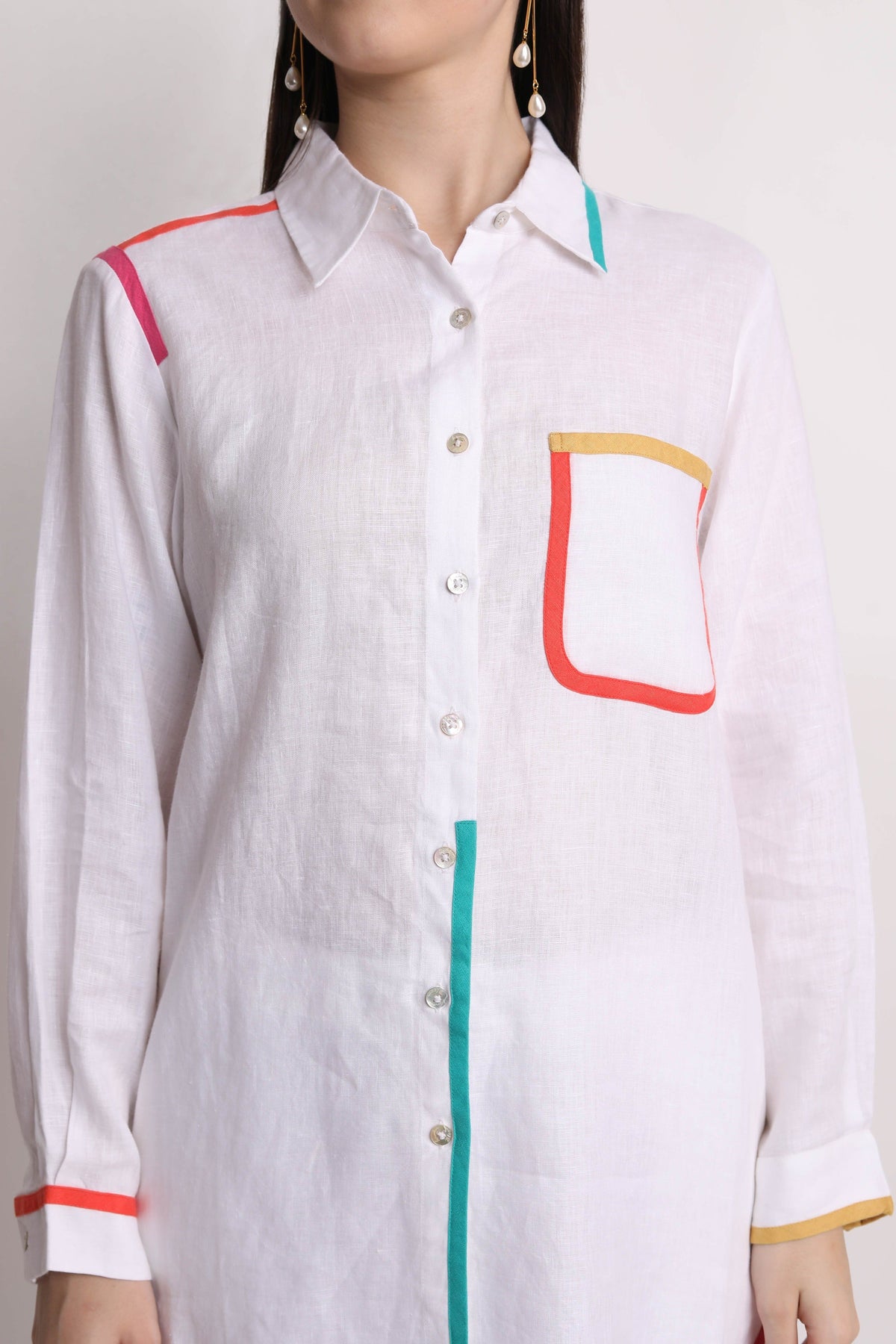White Mix And Match Shirt