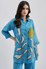 Turquoise Long Shirt