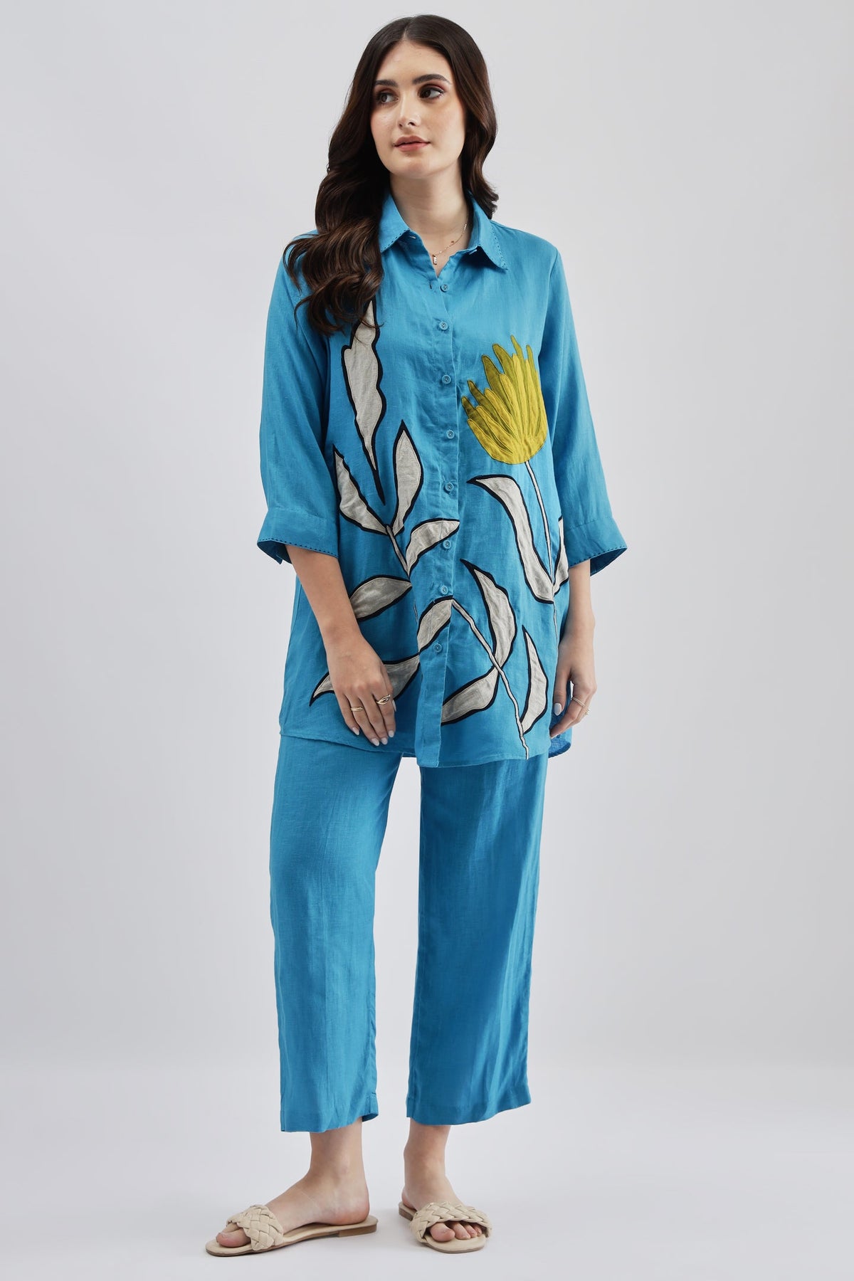 Turquoise Long Shirt