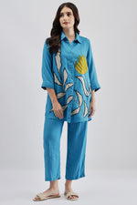 Turquoise Long Shirt