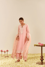 SUMAIYA - A-LINE KURTA WITH PALAZZO AND DUPATTA