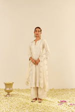 SUMAIYA - A-LINE KURTA WITH PALAZZO AND DUPATTA