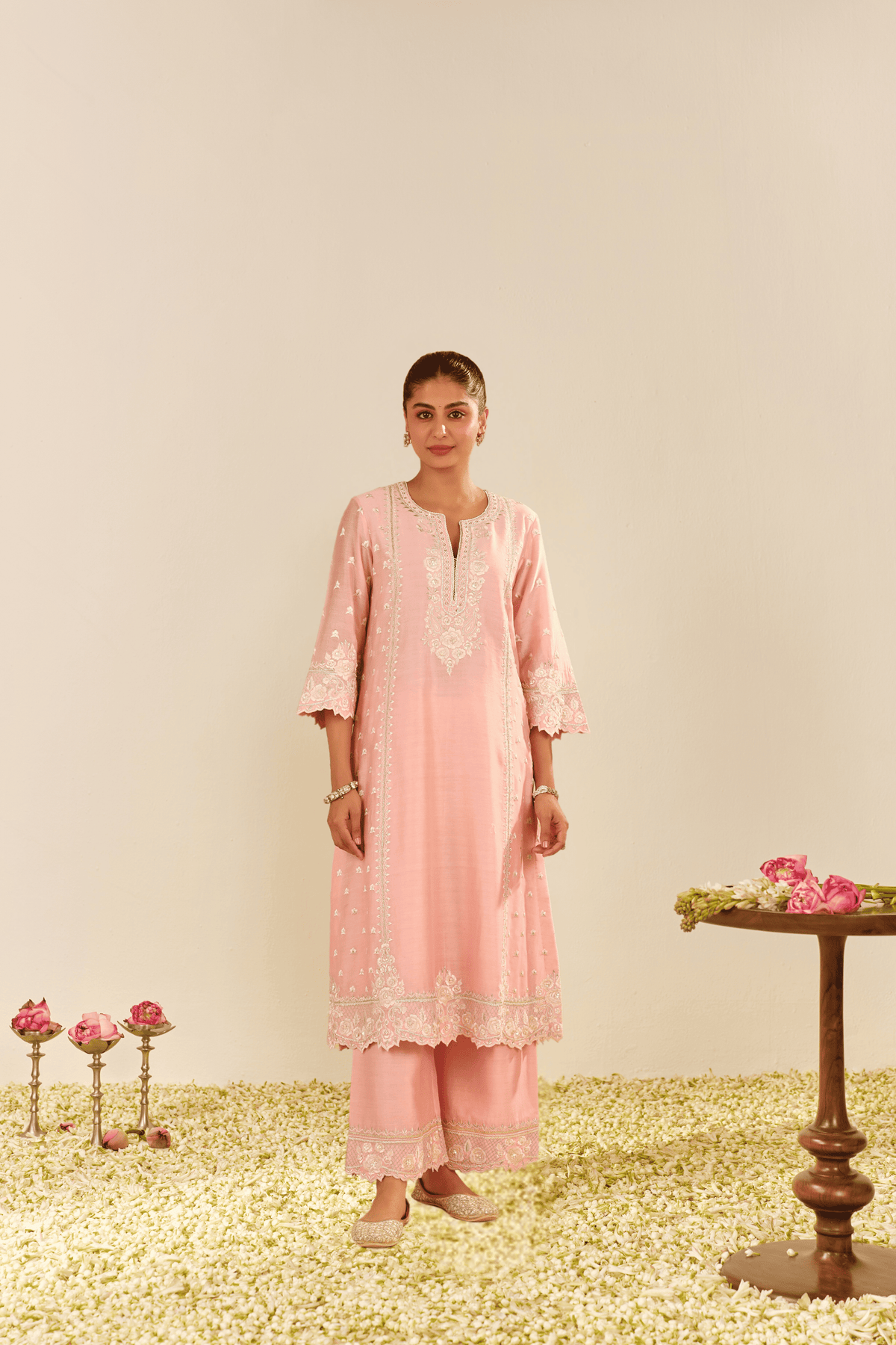 SUMAIYA - A-LINE KURTA WITH PALAZZO