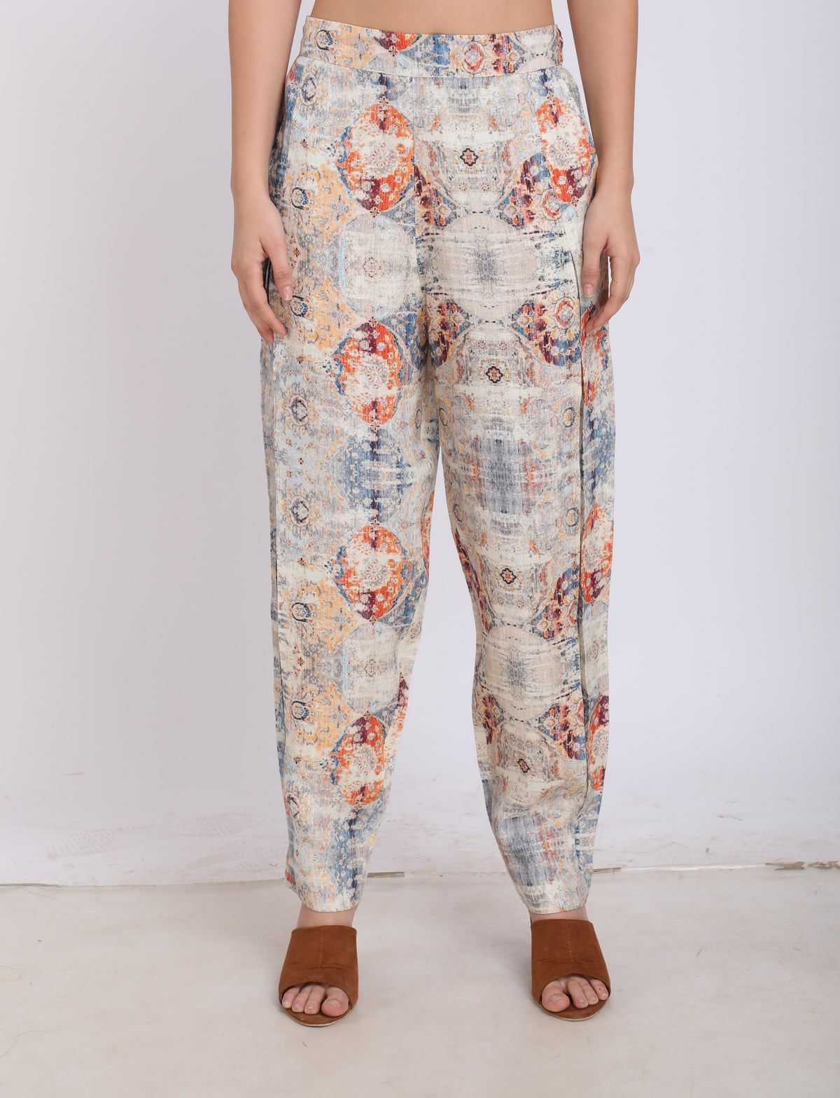 Rug Print Blazer Set