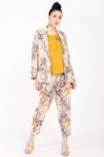 Ajrakh Print Blazer Set