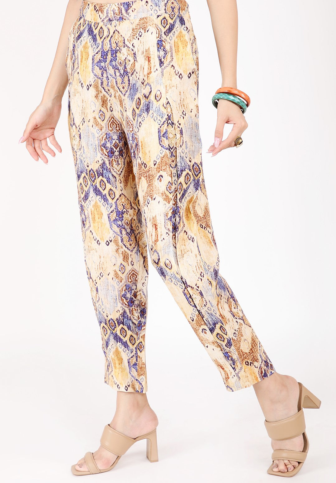 Ajrakh Print Blazer Set