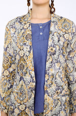 Morroco Print Blazer Set