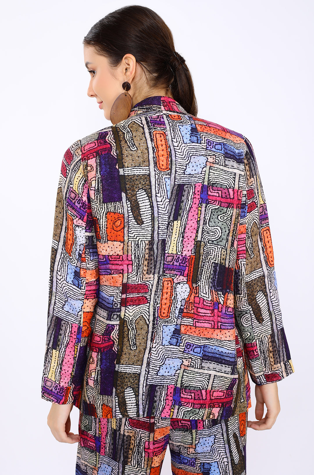 Tokyo Print Blazer Set