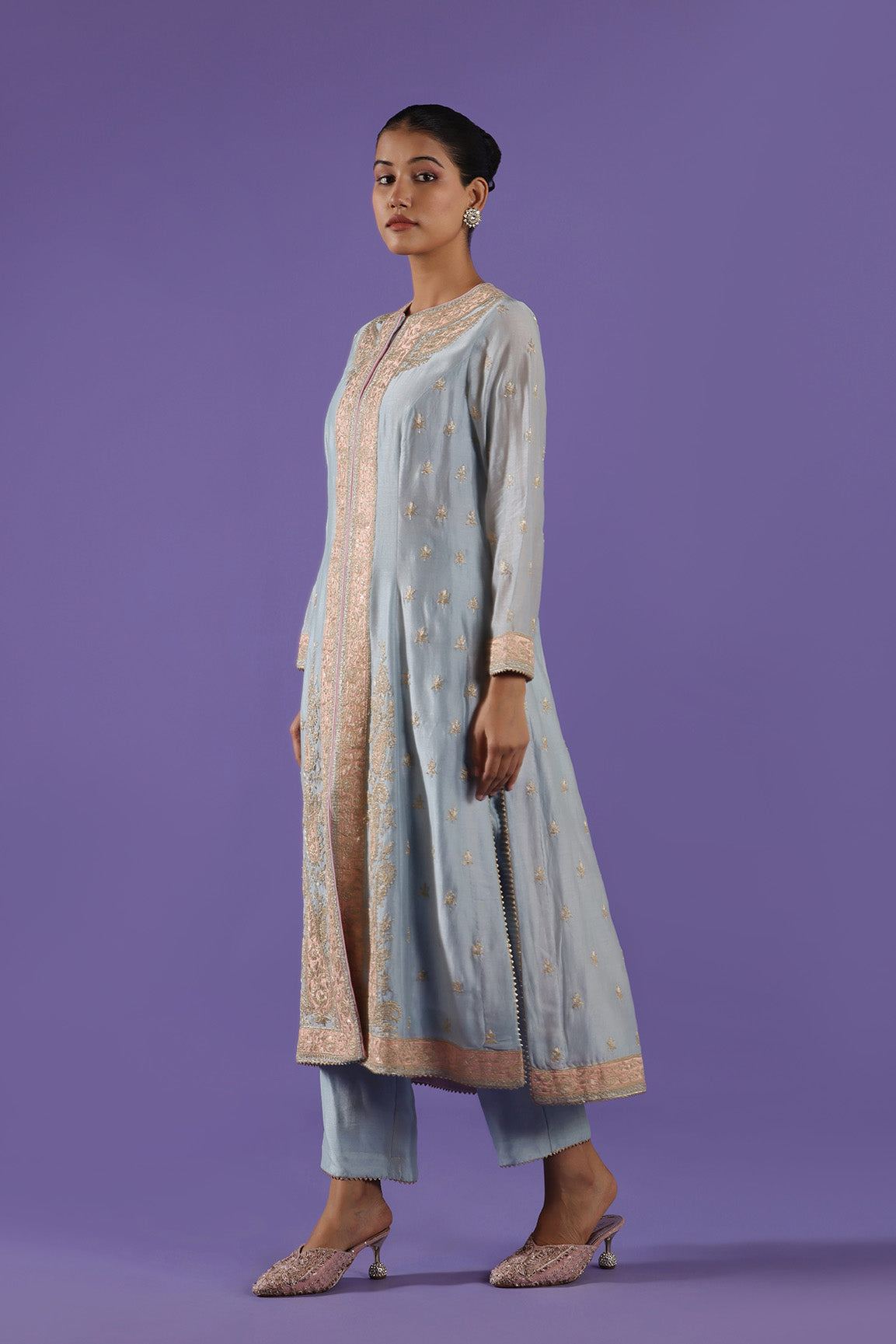 Komalika Jacket style shirt and Pant set