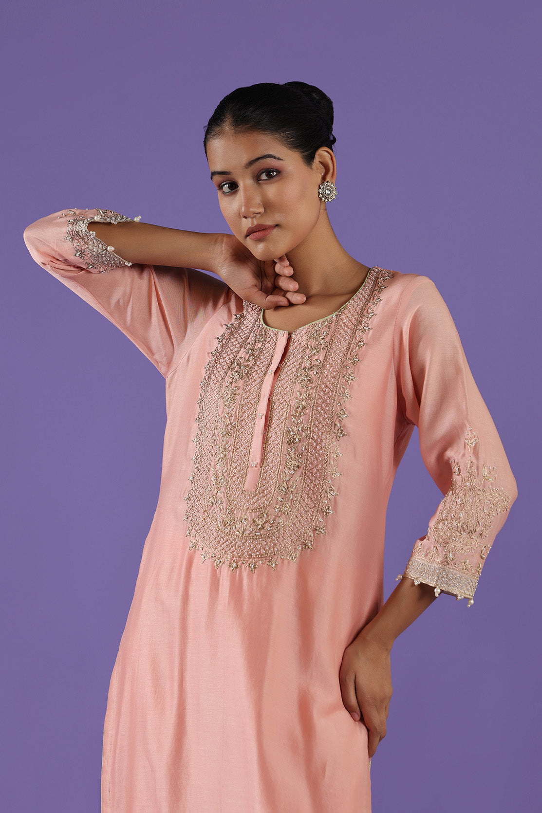 Aadrika Long shirt & Pants set