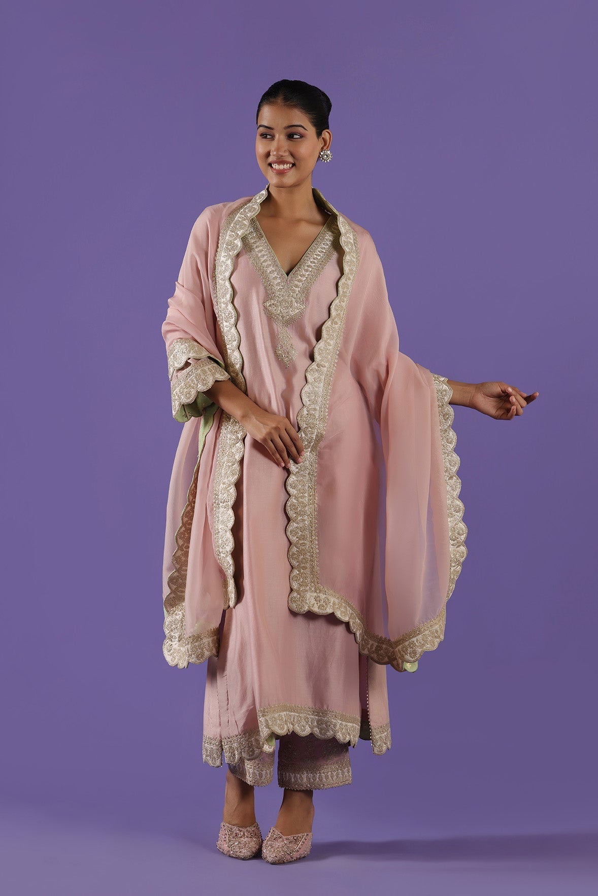 Aavya A-Line shirt & Pants set