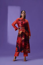 Inferno Chic Long Kurta set