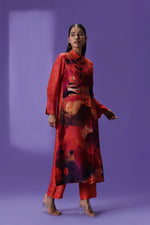 Inferno Chic Long Kurta set