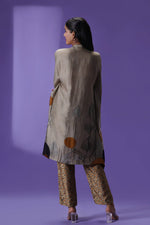 Mocha Mirage Middle length Kurta set