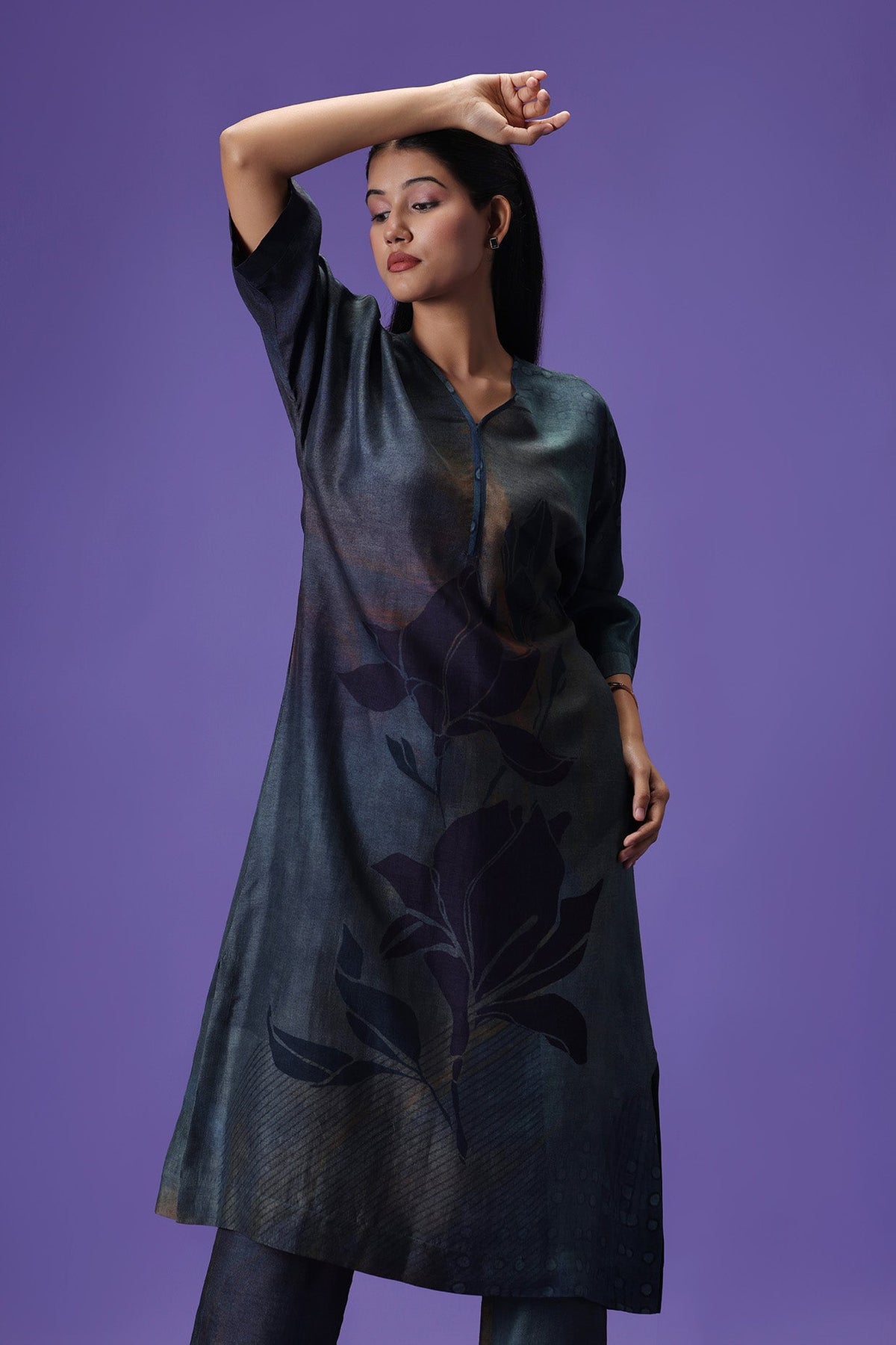 Twilight Grace Long Kurta Set