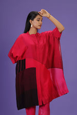 Urban Crimson Mid Length Kurta set