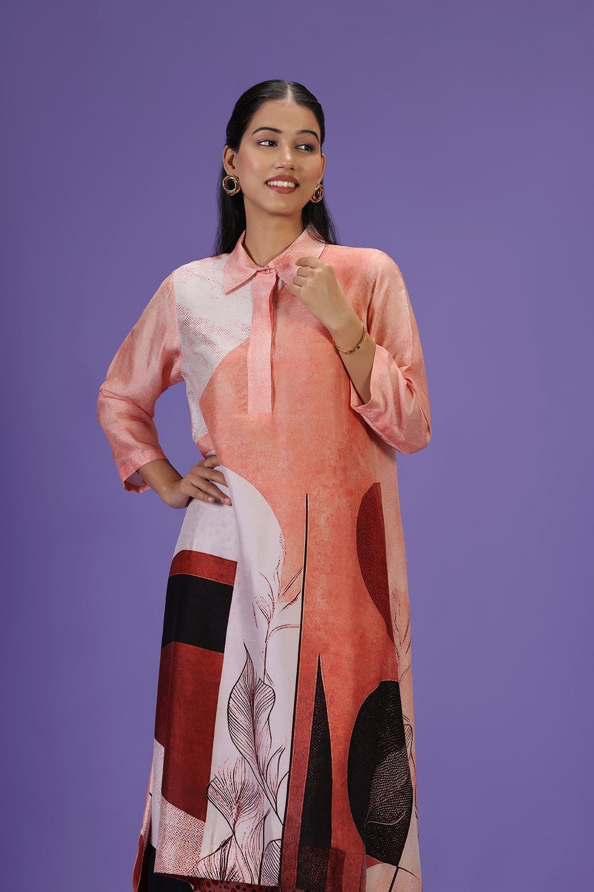 Sunset Serenade Long Kurta Set