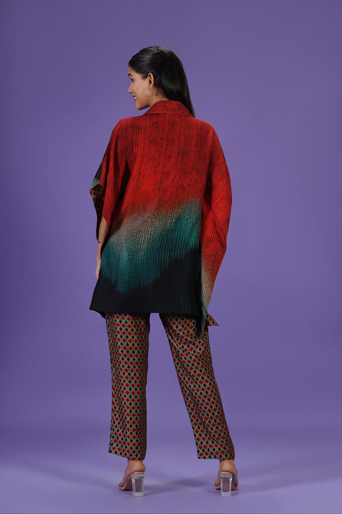 Celestial Flow Short Kaftan set