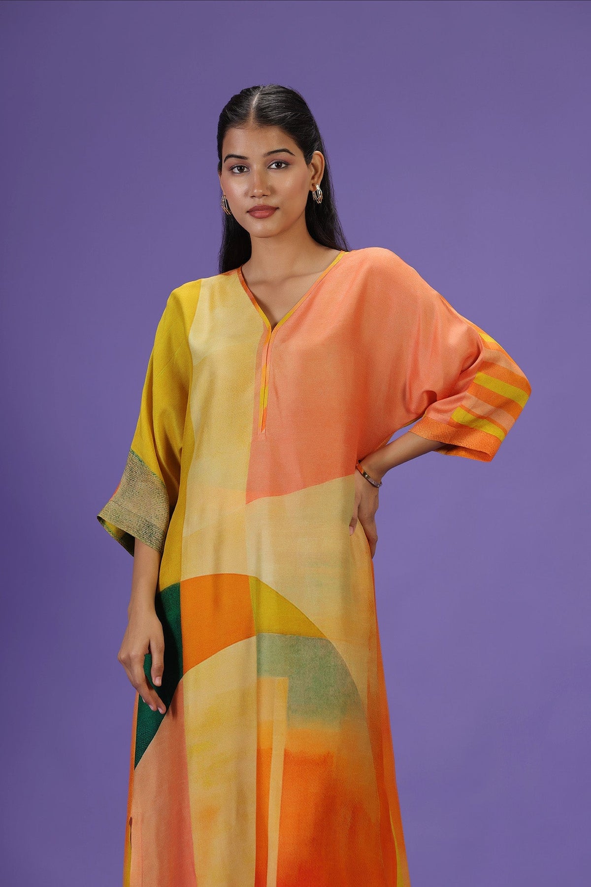 Sunkissed Aura Long Kurta Set