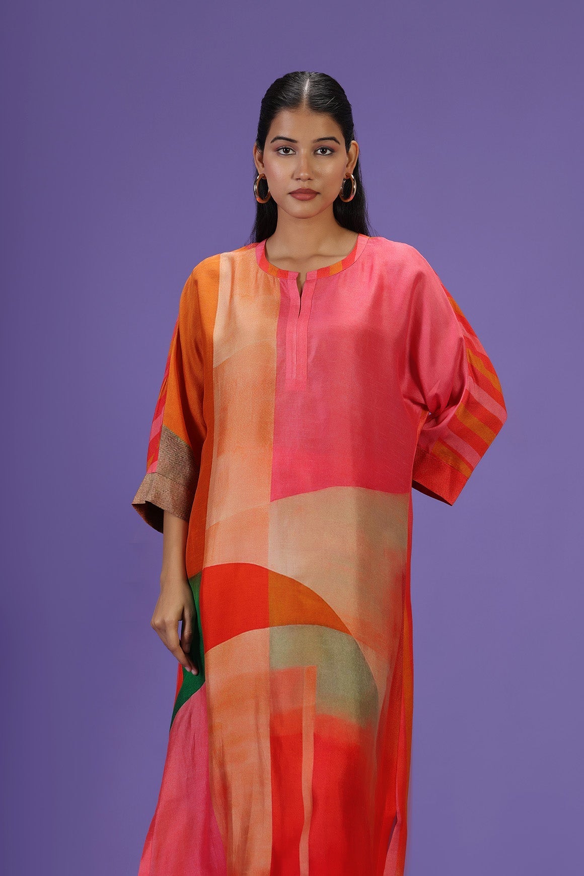 Vermilion Aura Long Kurta Set