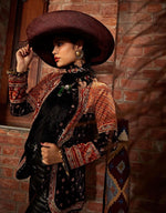 Asymmetric brown jacket