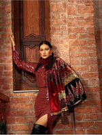 Kalamkari maroon jacket