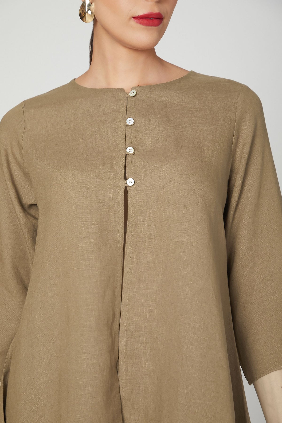 Khaki Lounge Cape + Pants