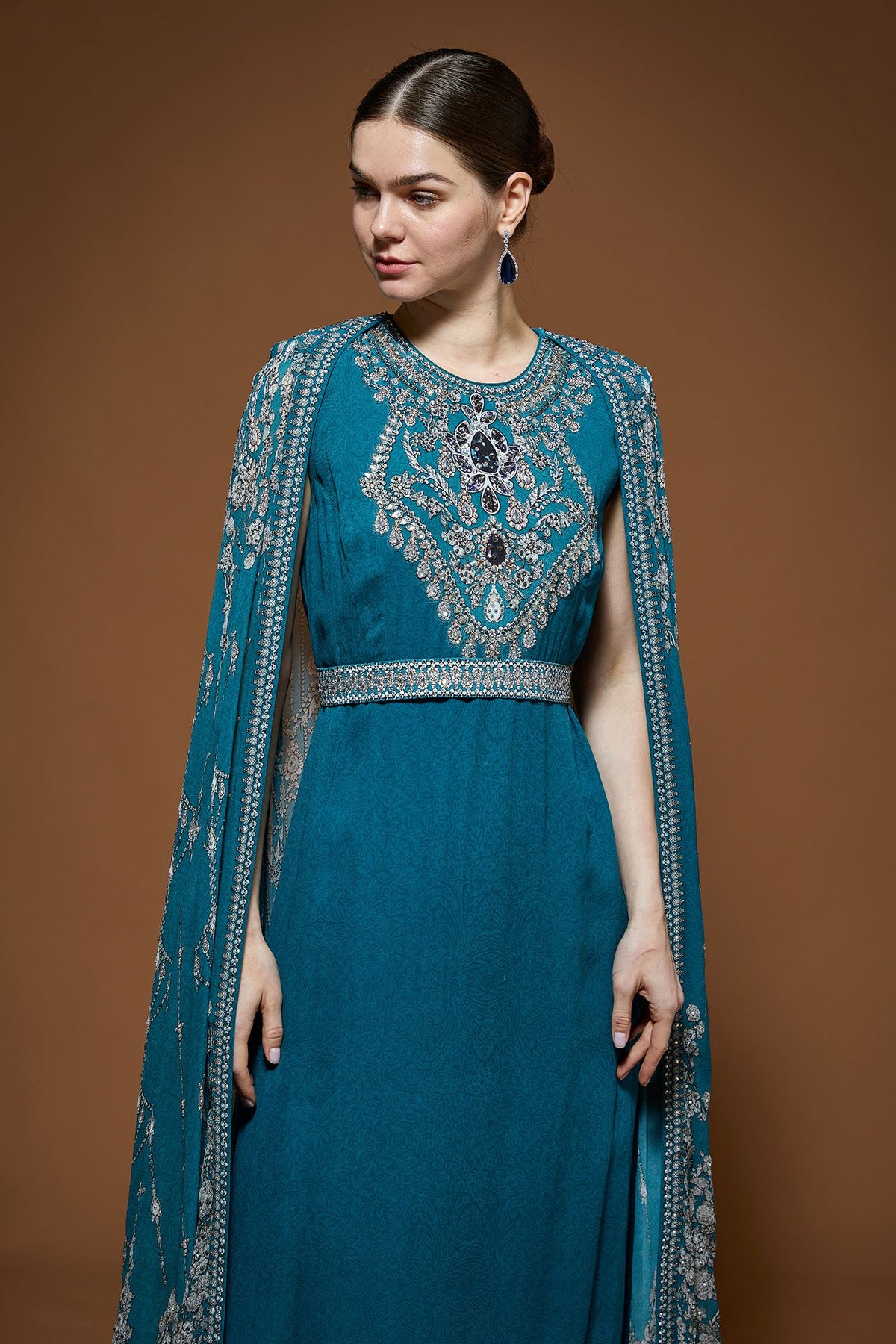 Teal Kaftan