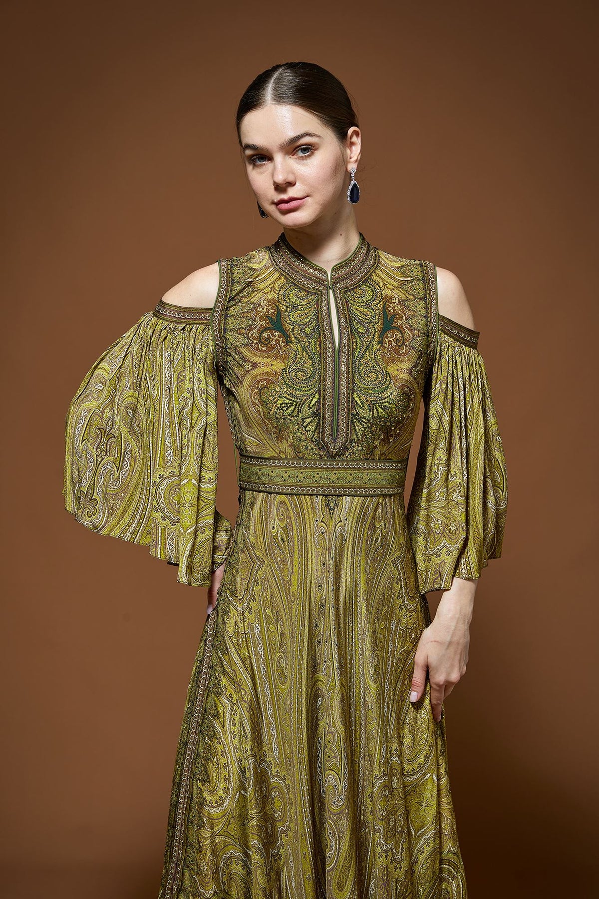 Olive Green Kaftan