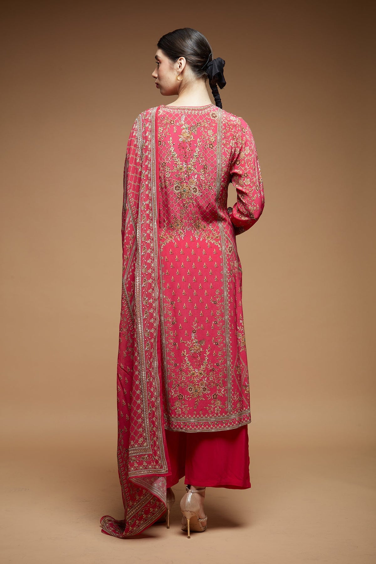 Fuchsia Kurta Suit Set